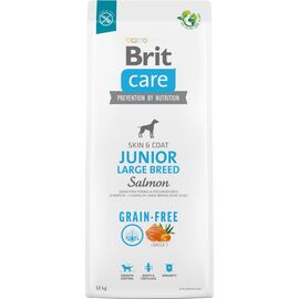 BRIT DRY FOOD FOR YOUNG DOG (3 MONTHS - 2 YEARS), LARGE BREEDS OVER 25 KG - BRIT CARE DOG GRAIN-FREE JUNIOR LARGE SALMON 12KG