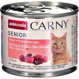 ANIMONDA CARNY SENIOR BEEF AND TURKEY HEARTS 200 G