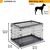 FERPLAST SUPERIOR 105 - DOG CAGE - 107 X 77 X 73.5 CM