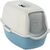 ROTHO BAILEY HOODED LITTER BOX BLUE, WHITE