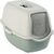 ROTHO BAILEY HOODED LITTER BOX GREEN, WHITE