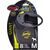 FLEXI TRIXIE NEON GIANT M 8 M BLACK, YELLOW DOG RETRACTABLE LEAD