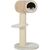ZOLUX SCRATCHING POST WONDERFUL CAT 2 COLOUR BEIGE - CAT SCRATCHING POST - 60 X 42.5 X 114CM