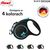 FLEXI AUTOMATIC LEASH BLACK DESIGN S 5 M, BLUE