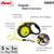FLEXI NEW NEON 5 M BLACK, YELLOW DOG RETRACTABLE LEAD