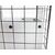 C&C MODULAR CAGE 3X2 110X75 CM GUINEA PIG, HEDGEHOG, SILVER GREY