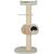 ZOLUX SCRATCHING POST WONDERFUL CAT 3 COLOUR BEIGE - CAT SCRATCHING POST - 62.5 X 63 X 158 CM