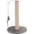 ZOLUX CAT SCRATCHING POST WITH TOY - GREY