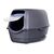 DIAMENTIQ BAYA ANTHRACITE -  CAT LITTER BOX - 55,5 X 40 X 38,7 CM