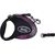 FLEXI GLAM COMPOSITION WITH SWAROVSKI CRYSTALS M - DOG RETRACTABLE LEAD - 5 M - BLACK