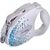 FLEXI GLAM SPLASH OCEAN WITH SWAROVSKI CRYSTALS S - DOG RETRACTABLE LEAD - 3 M - WHITE