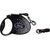FLEXI GLAM SPLASH CRYSTAL WITH SWAROVSKI CRYSTALS S - DOG RETRACTABLE LEAD - 3 M - BLACK