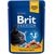 BRIT CAT POUCHES FAMILY PLATE - WET CAT FOOD - 12 X 100G