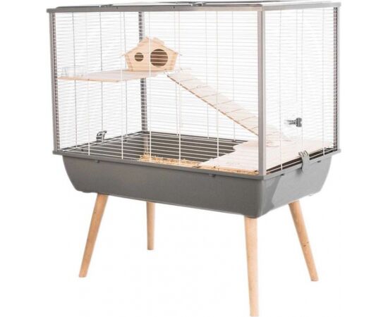 ZOLUX CAGE NEO SILTA SMALL RODENTS H58, GRAY
