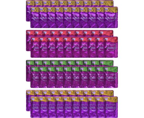 WHISKAS CLASSIC MEALS IN SAUCE - WET CAT FOOD - 80X85 G