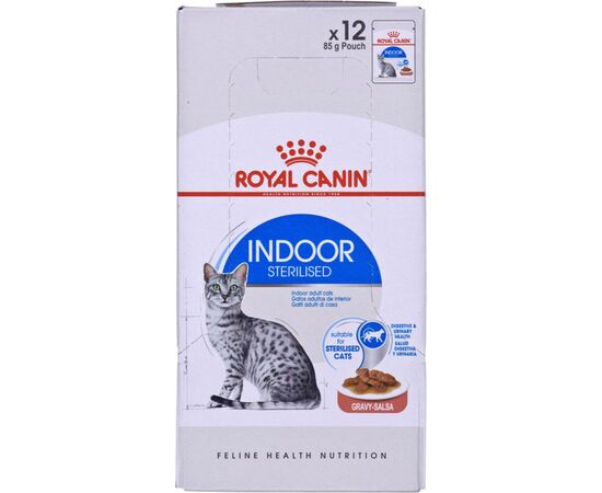 ROYAL CANIN FHN INDOOR JELLY - WET FOOD FOR ADULT CATS - 12X85G