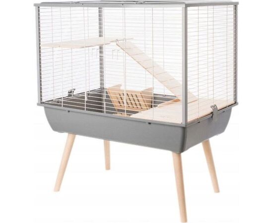 ZOLUX CAGE NEO MUKI LARGE RODENTS H58, GRAY COLOR