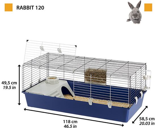 FERPLAST RABBIT 120 - CAGE