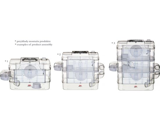 ZOLUX KLATKA RODY3 TRIO KOL. BIAŁY