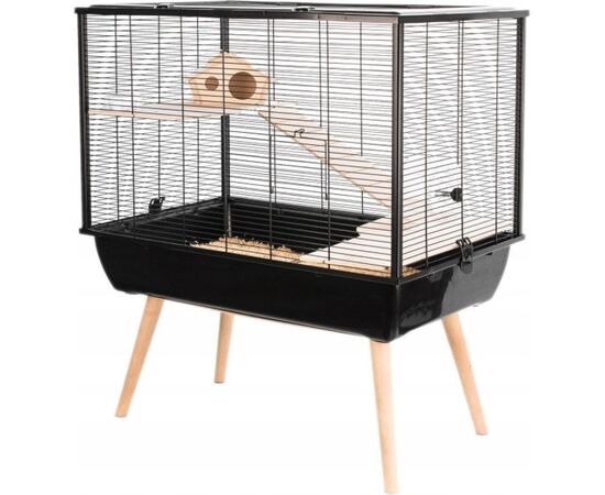 ZOLUX CAGE NEO SILTA SMALL RODENTS H58, BLACK