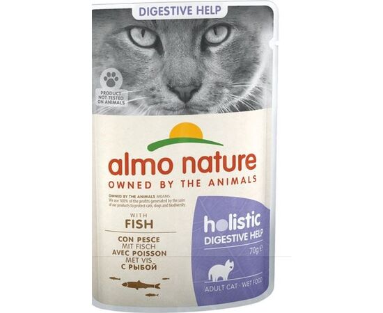 ALMO NATURE FUNCTIONAL SENSITIVE WITH FISH - WET FOOD FOR ADULT CATS WITH PROBLEMS OF SENSITIVITY AND HYPERSENSITIVITY OF THE INTESTINES - 70 G