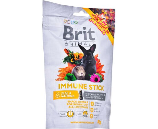 BRIT ANIMALS IMMUNE STICK FOR RODENTS - 80 G RODENT TREAT