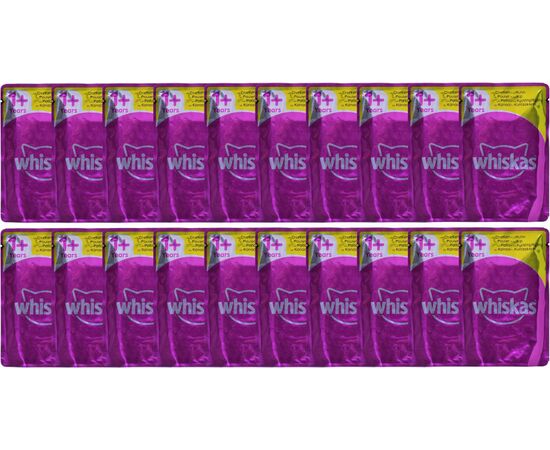 WHISKAS POULTRY FEASTS IN JELLY - WET CAT FOOD - 80X85 G