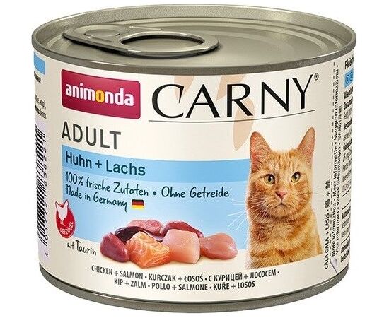 ANIMONDA CAT CARNY ADULT CHICKEN WITH SALMON - WET CAT FOOD - 200G