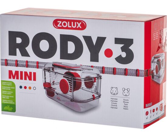 ZOLUX RODY3 MINI BŪRIS, SARKANĀ KRĀSĀ