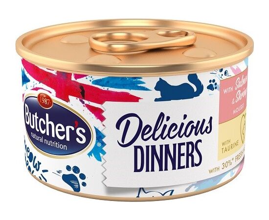 BUTCHER'S CLASSIC DELICIOUS DINNERS SALMON WITH PRAWNS