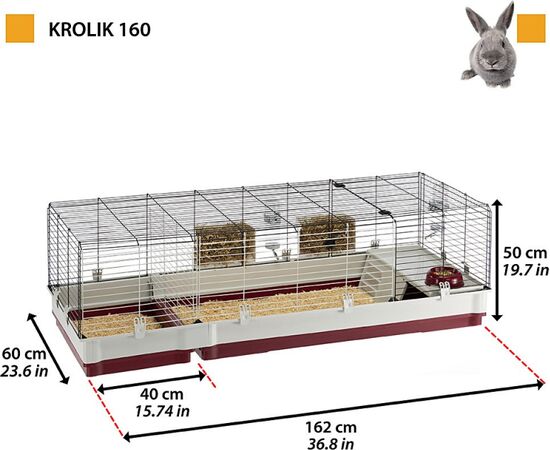 FERPLAST KROLIK 160  - CAGE