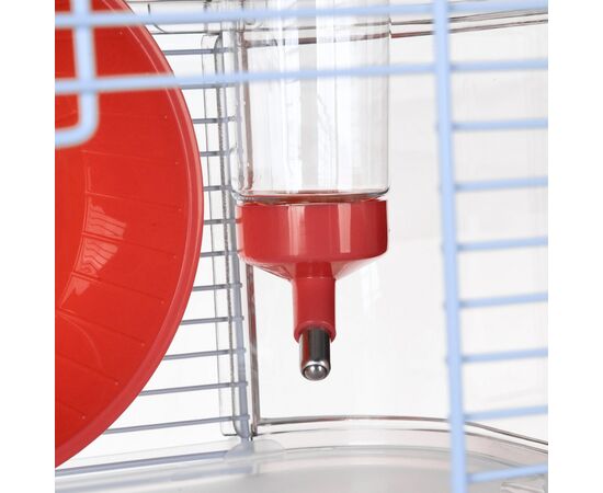 ZOLUX RODY3 TRIO - RODENT CAGE - RED