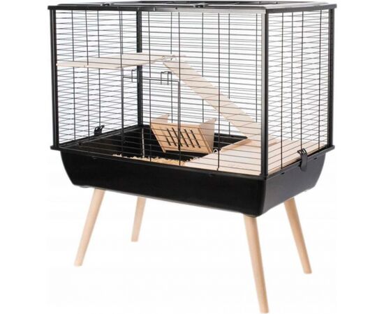 ZOLUX CAGE NEO MUKI LARGE RODENTS H58, BLACK