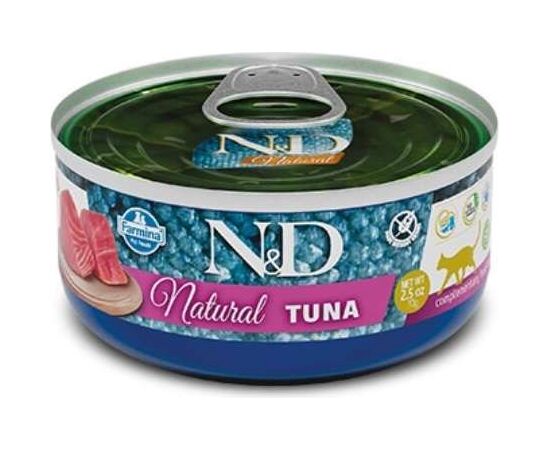 FARMINA N&D CAT NATURAL TUNA 70G
