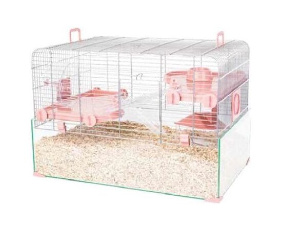 ZOLUX PANAS COLOUR 60 - RODENT CAGE - PINK