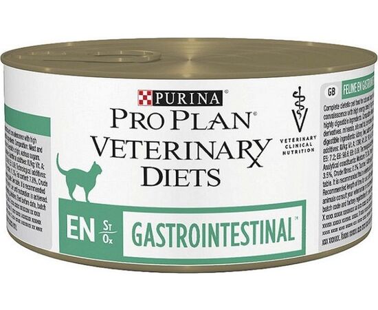 PURINA NESTLE PURINA PRO PLAN VET FELINE VETERINARY DIETS EN GASTROINTESTINAL  - WET CAT FOOD - 195G