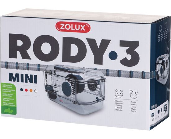 ZOLUX КЛЕТКА RODY3 MINI, СИНЯЯ