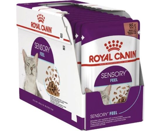 ROYAL CANIN SENSORY FEEL WET CAT FOOD CHUNKS IN SAUCE 12X85 G
