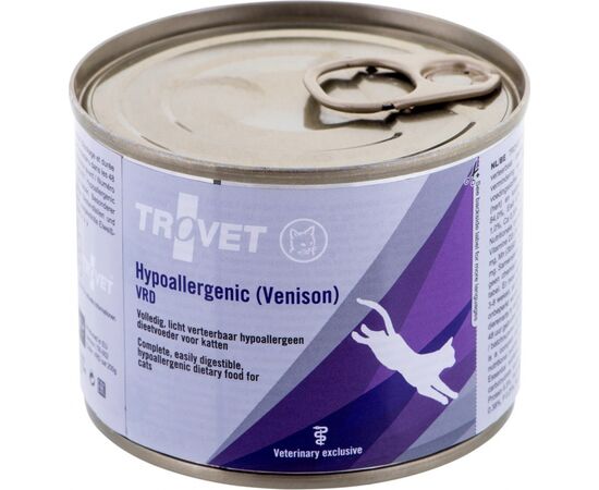 TROVET HYPOALLERGENIC VRD WITH VENISON - WET CAT FOOD - 200G