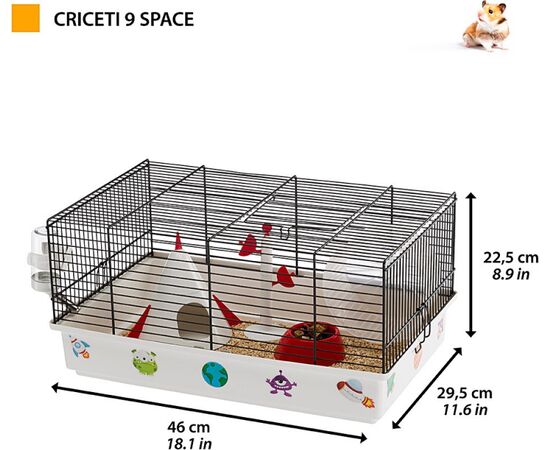 FERPLAST CRICETI 9 SPACE - CAGE
