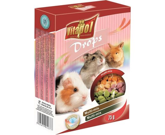 VITAPOL DROPS SNACK 75 G HAMSTER