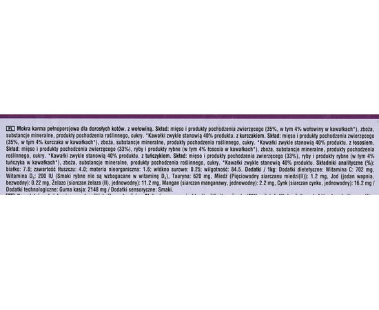 WHISKAS MIX FAVOURITES IN JELLY - WET CAT FOOD - 40X85 G