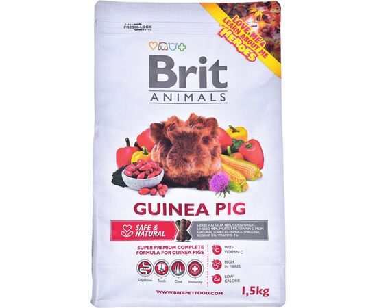 BRIT ANIMALS GUINEA PIG COMPLETE - DRY FOOD FOR GUINEA PIGS - 1.5 KG