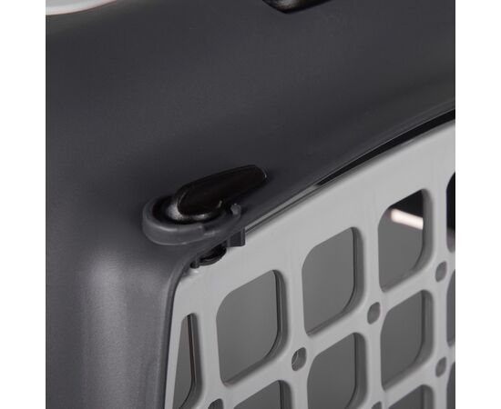 ZOLUX TRANSPORTER GULLIVER 2 Z PLASTIKOWYMI DRZWICZKAMI JASNOSZARY/CIEMNOSZARY