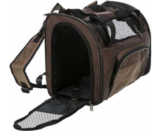 TRIXIE SHIVA TX-28871 PET CARRIER HANDBAG PET CARRIER BEIGE, BROWN