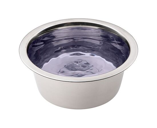 FERPLAST ORION 52 INOX  WATERING BOWL FOR PETS 0,5L, SILVER