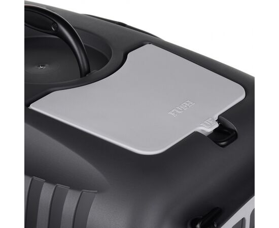 ZOLUX TRANSPORTER GULLIVER 2 Z PLASTIKOWYMI DRZWICZKAMI JASNOSZARY/CIEMNOSZARY