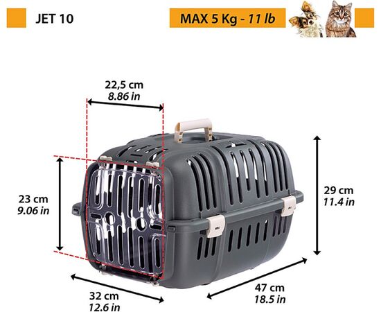 FERPLAST JET 10 PET CARRIER