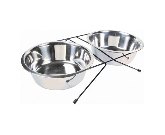 TRIXIE 24831 DOG PET COMBINATION FEEDER & WATERER 2X0.45 L