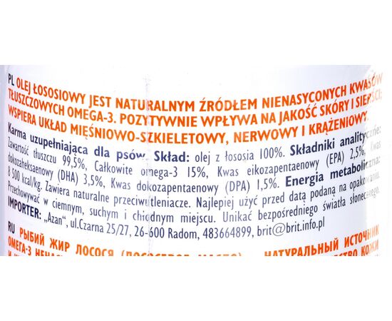 BRIT CARE SALMON OIL 1000ML